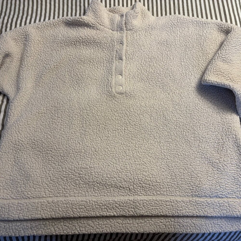 Aerie Sherpa Pullover Sweater
